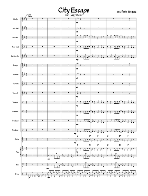 Escape from the City for Jazz Band
