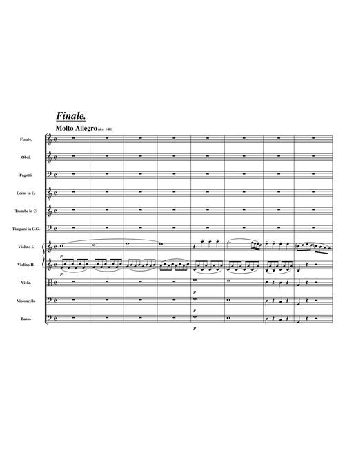 W.A.Mozart - Symphony No. 41 in C major "Jupiter" - 4th movement - Finale