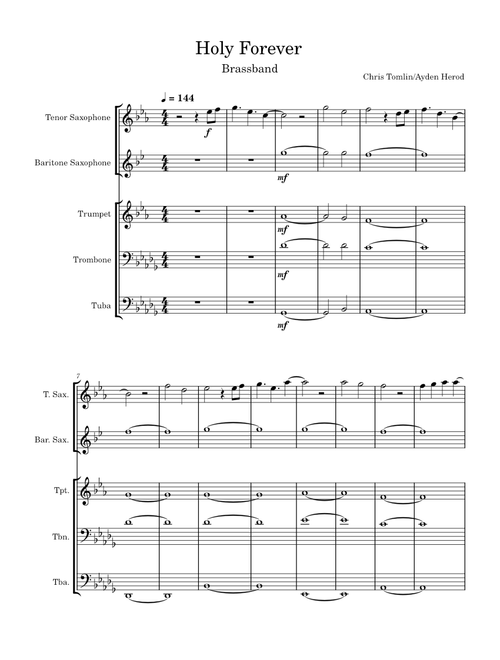 Holy Forever (Brassband)