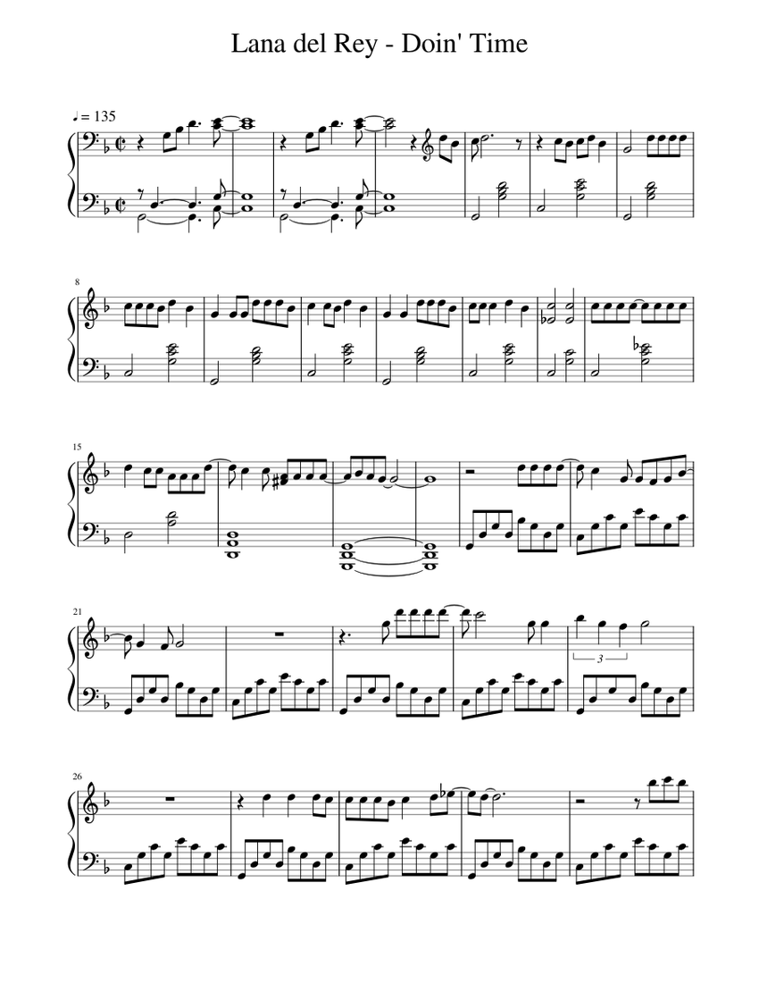 Time piano cover on sale