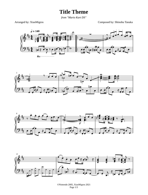 Title Theme - Mario Kart DS