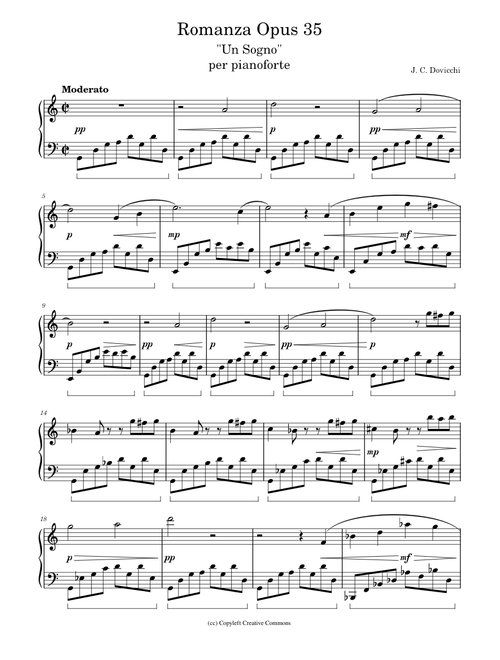 Romanza Op. 35 "un Sogno"
