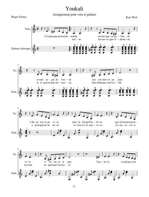 Kurt Weill Youkali