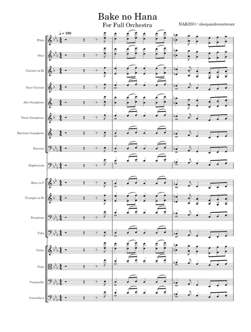 Bake no Hana (Full Orchestra)