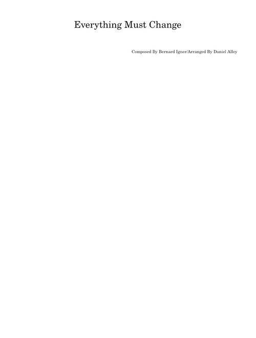 Everything Must Change-Closer – yorkdougie