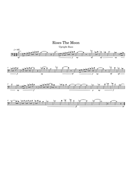 Rises the Moon – liana flores Rises the Moon –Double Bass