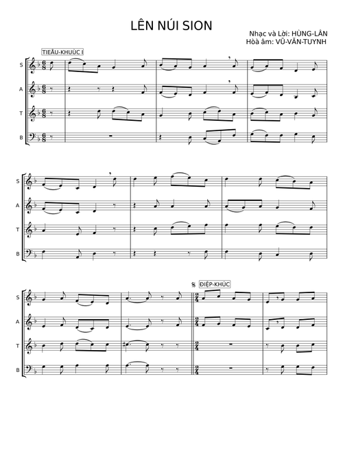 LÊN NÚI SION - HÙNG-LÂN