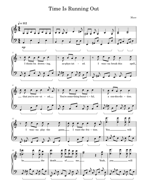 Time Is Running Out - Muse