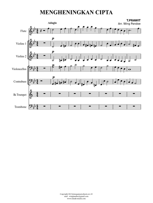 Mengheningkan Cipta - Strings arr