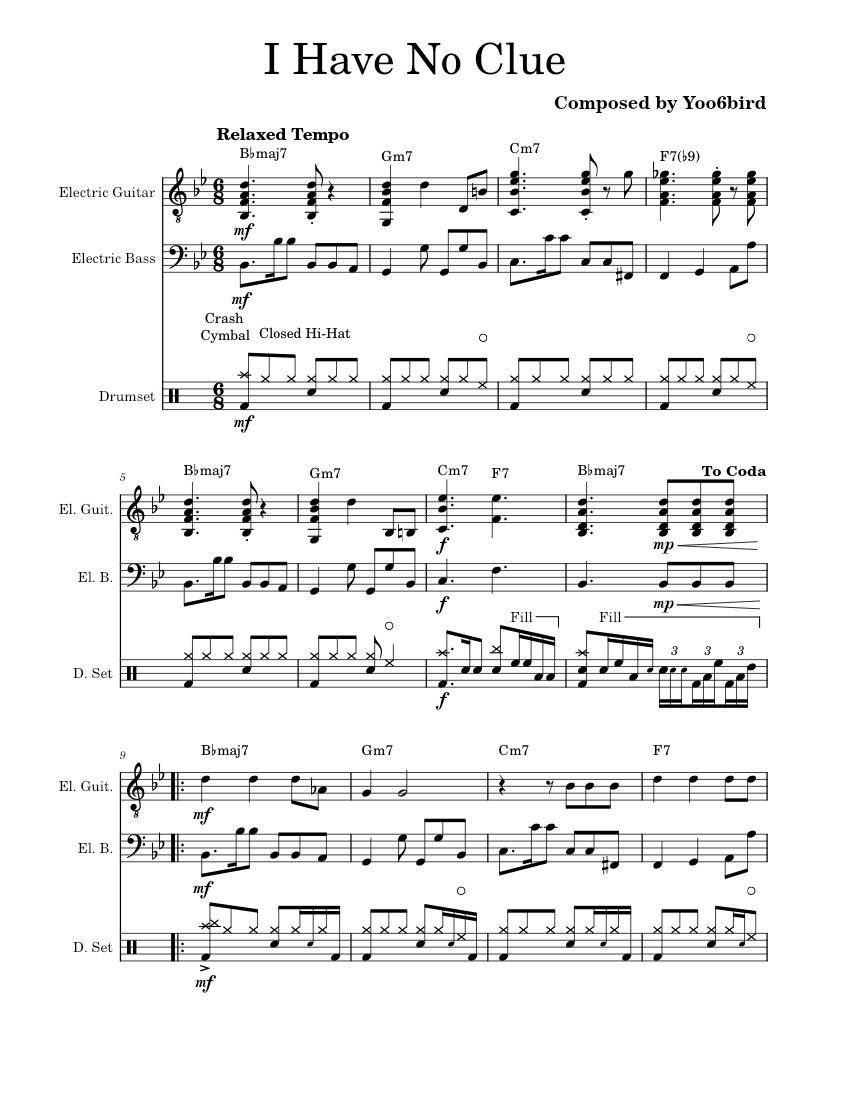 I Have No Clue piano tutorial