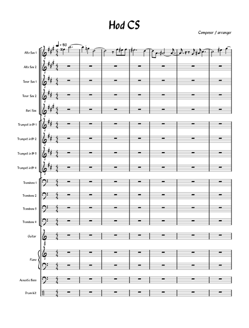 Untitled score – Unknown author