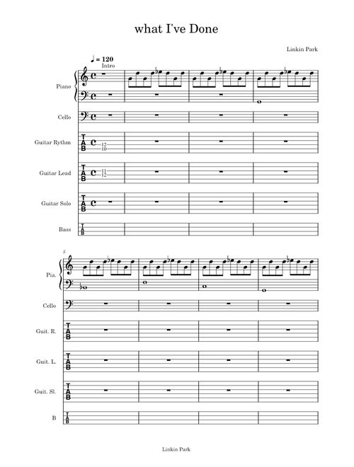 What I've done - Linkin Park