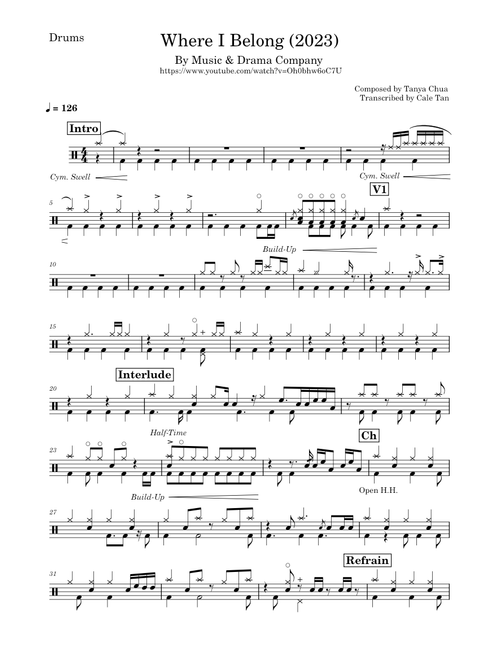 Where I Belong (MDC 2023) - Drums
