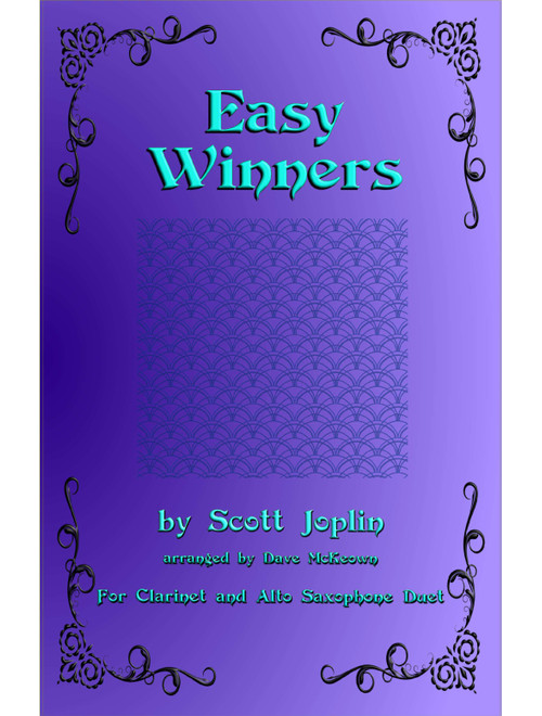 The Easy Winners, Duet for Clarinet and Alto Saxophone (Arr. David McKeown) - Scott Joplin (Instrumental Duet)