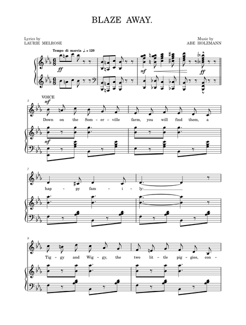 Blaze Away (FULL LYRICS)