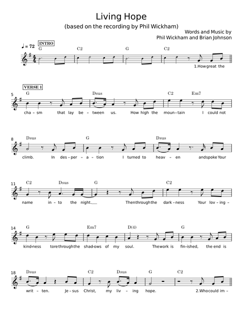 Living hope - Phil Wickham