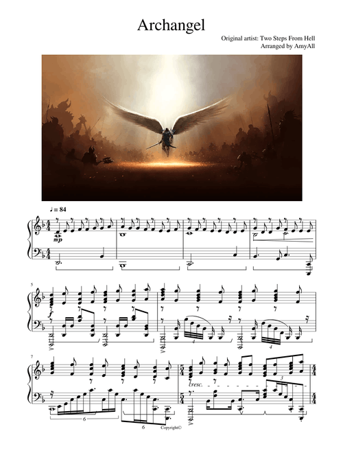 Archangel - Two Steps From Hell - Piano Arrangement