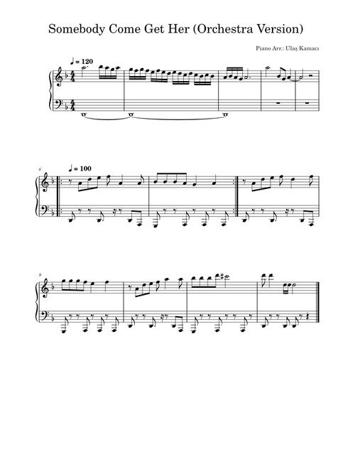 Somebody Come Get Her – Rae Sremmurd Somebody Come Get Her (Orchestra Version)