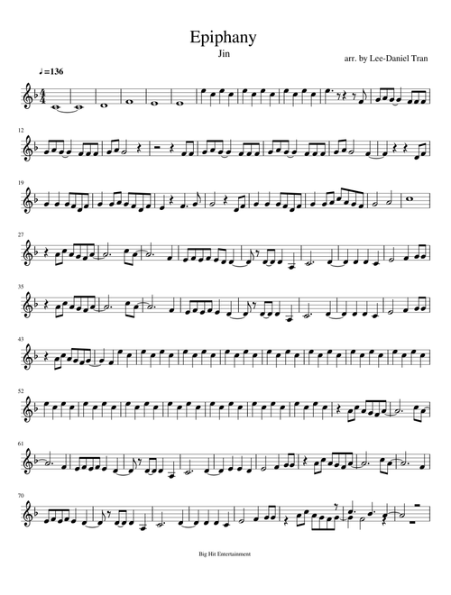 Epiphany- Jin for Violin