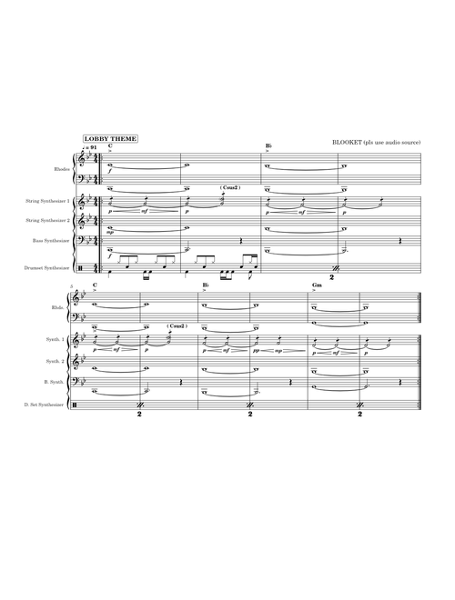 Blooket Lobby Theme + SFX Transcription