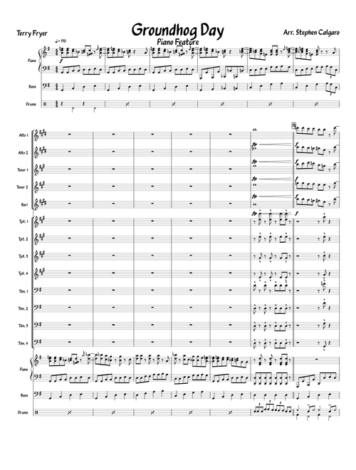 Groundhog Day (Piano Feature) - Terry Fryer
