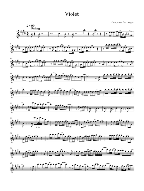 Violet – Ninomae Ina'nis (Clarinet)