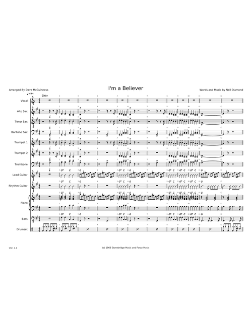 I'm A Believer – Neil Diamond