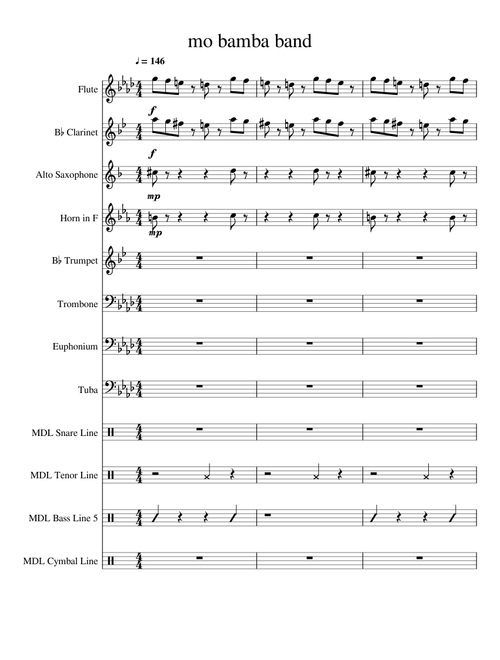 Mo Bamba for Marching/ Pep Band