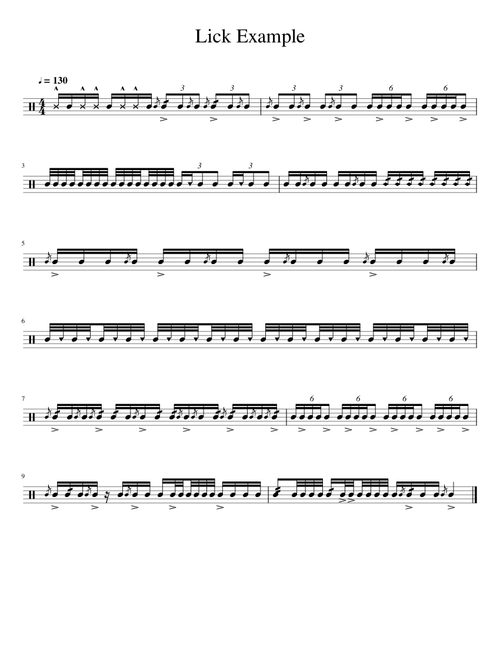 Lick Example