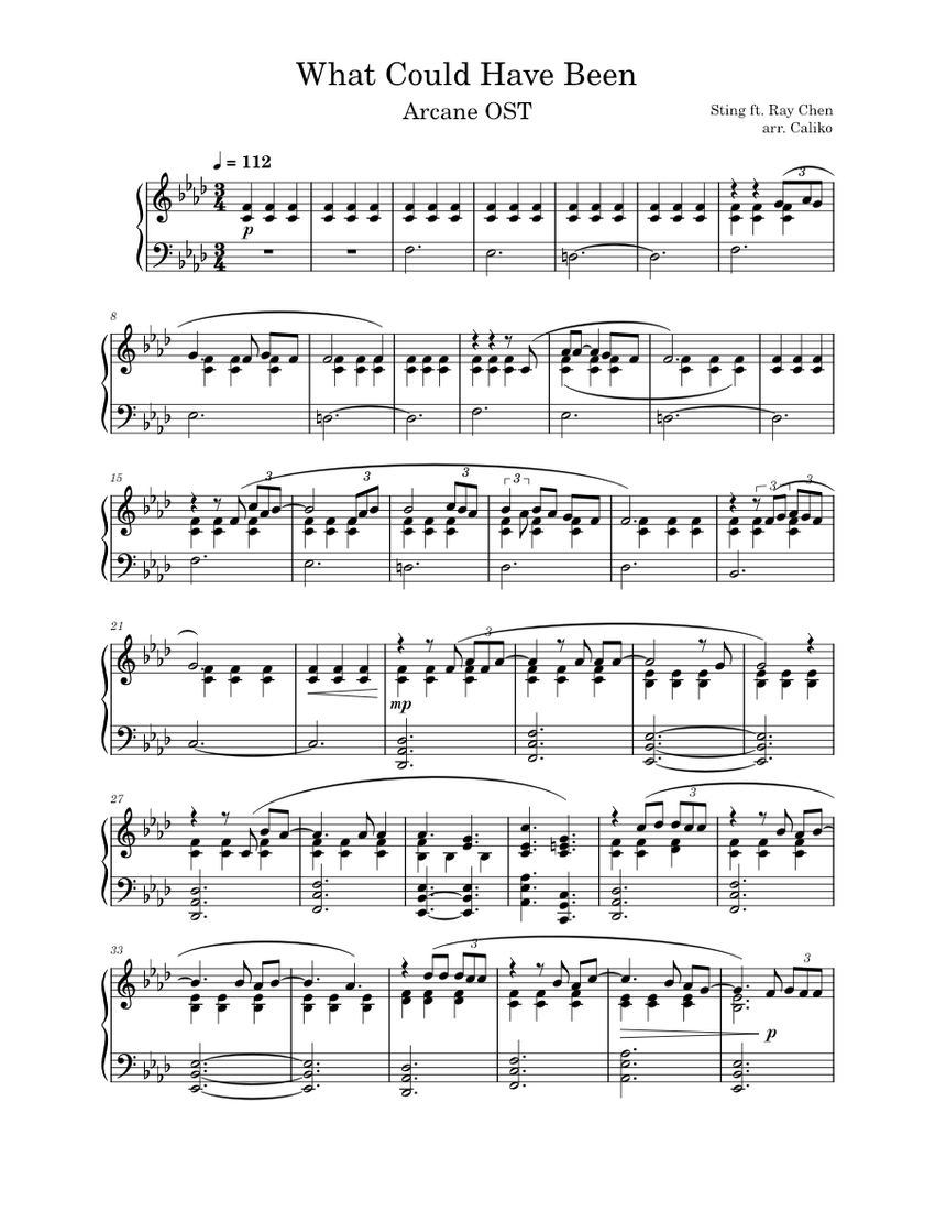 What Could Have Been – Sting ft. Ray Chen (Arcane: League of