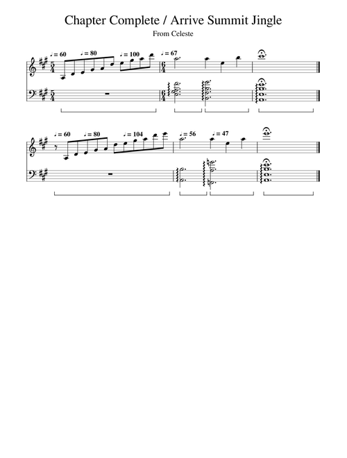 Celeste - Chapter Complete / Arrive Summit Jingle