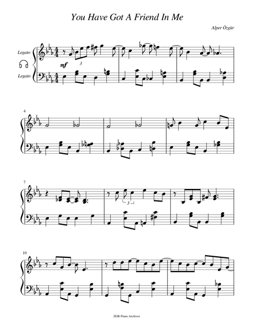 You Have Got A Friend In Me (Toy Story Main Theme)