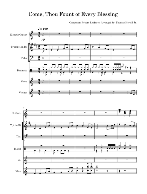 Come, Thou Font of Every Blessing
