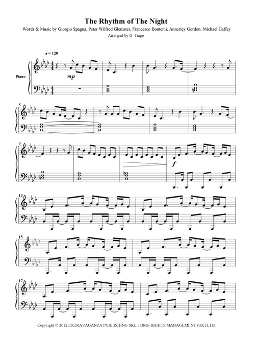 Tom Traubert's Blues (four Sheets To The Wind In Copenhagen) (Arr. G. Tiago) - Corona (Piano Solo)