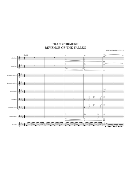 Transformers: Revenge of the Fallen - Prime – Steve Jablonsky