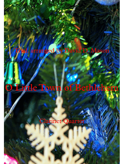 O Little Town of Bethlehem (Arr. David D. Mason) - trad (Woodwind Ensemble)