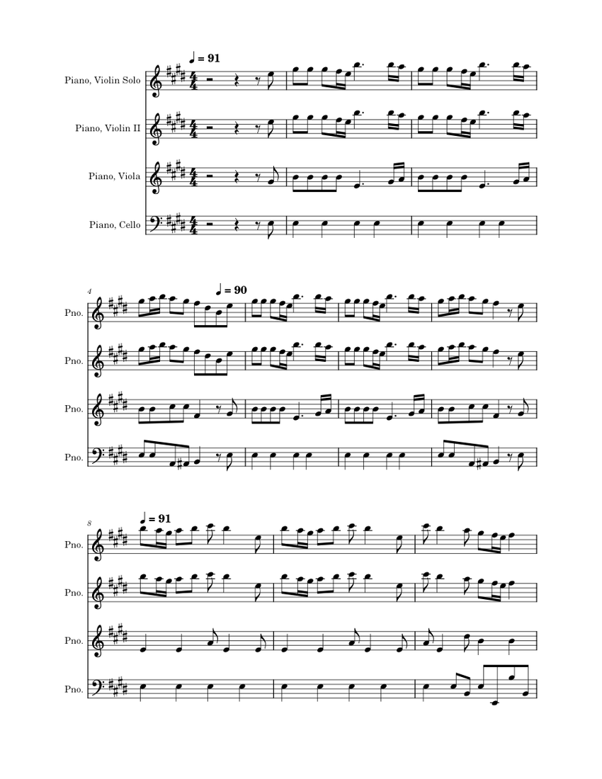 The four seasons - spring – Antonio Vivaldi Sheet Music for Piano ...