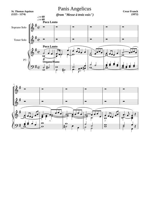Panis Angelicus - César Franck