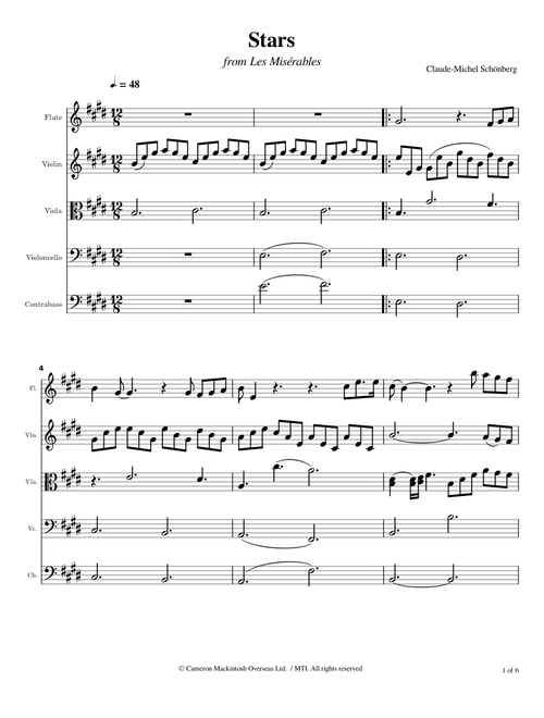Stars – Les Misérables Stars-Instrumental