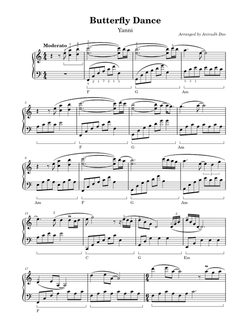 Yanni - Butterfly Dance