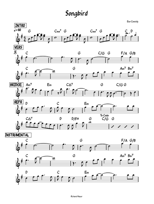 Songbird – Eva Cassidy Songbird