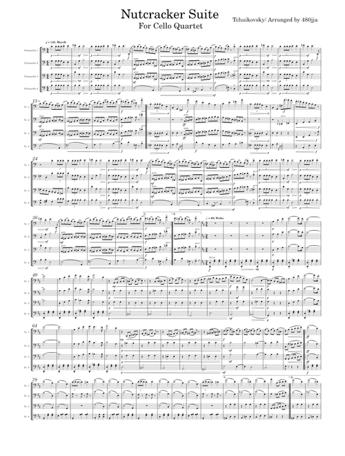 The Nutcracker Suite (-ish) - Cello Quartet