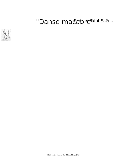 Danse macabre - Camille Saint-Saëns