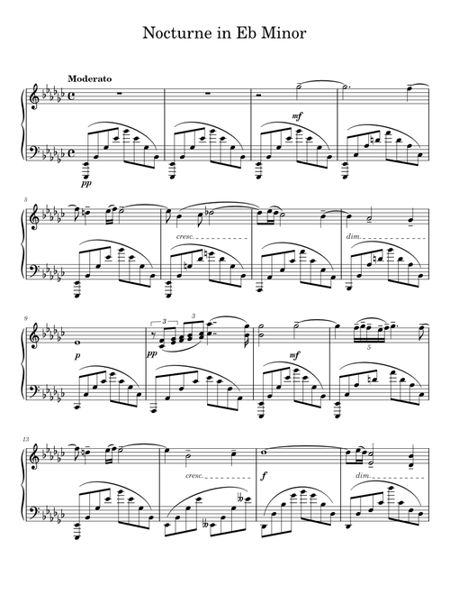 Nocturne in Eb Minor