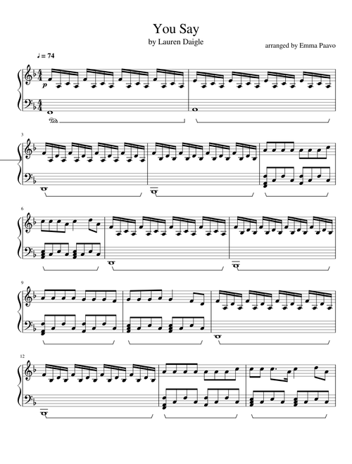 You Say - Lauren Daigle