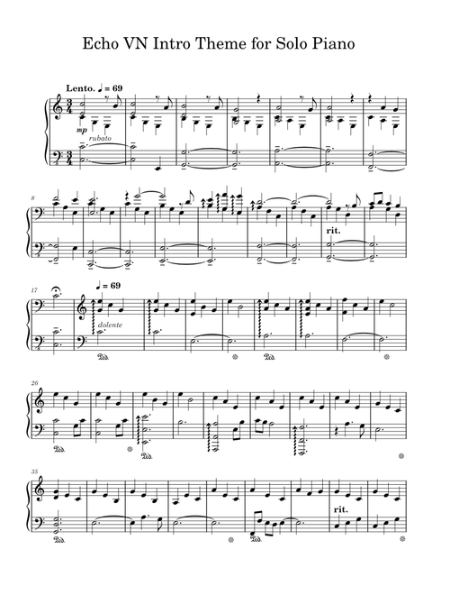Echo Title Theme – Echo Project Echo Intro Theme