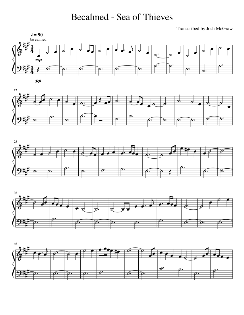 Sea Of Thieves Sad Song