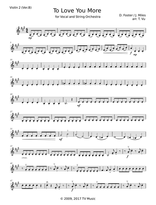 To Love You More - David Foster