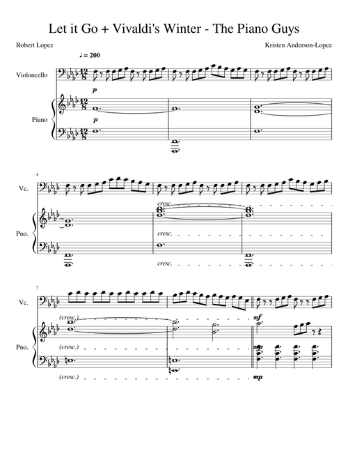 Let it Go the Piano Guys