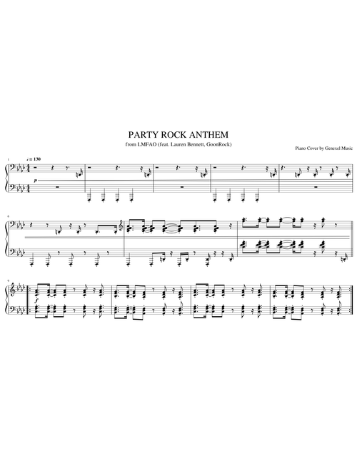 "PARTY ROCK ANTHEM" - by LMFAO (feat. Lauren Bennett, GoonRock)
